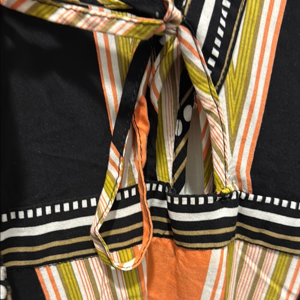 Lulu's Black and Cream‎ Flutter Sleeve Boho Maxi Dress - Picture 5 of 7
